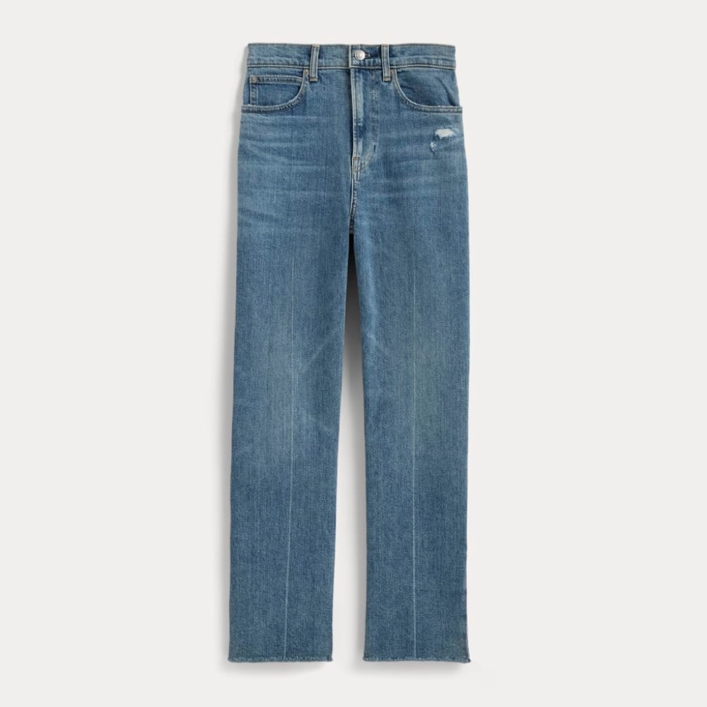 Everlane Women's Way-High® Jean in Distressed, Size 31, Cotton - Picture 4 of 6